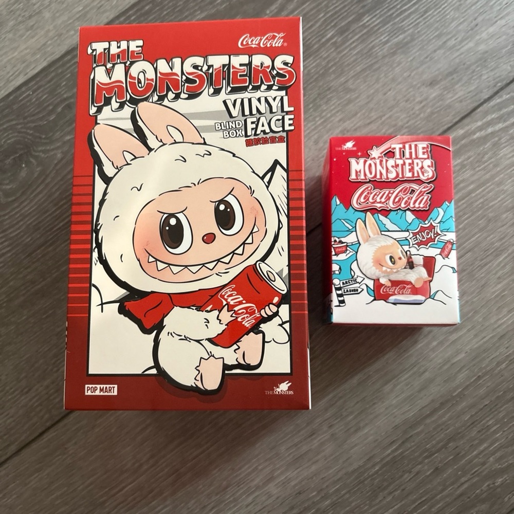 Coca-Cola The Monsters Vinyl Figure and Plush Discontinued Set